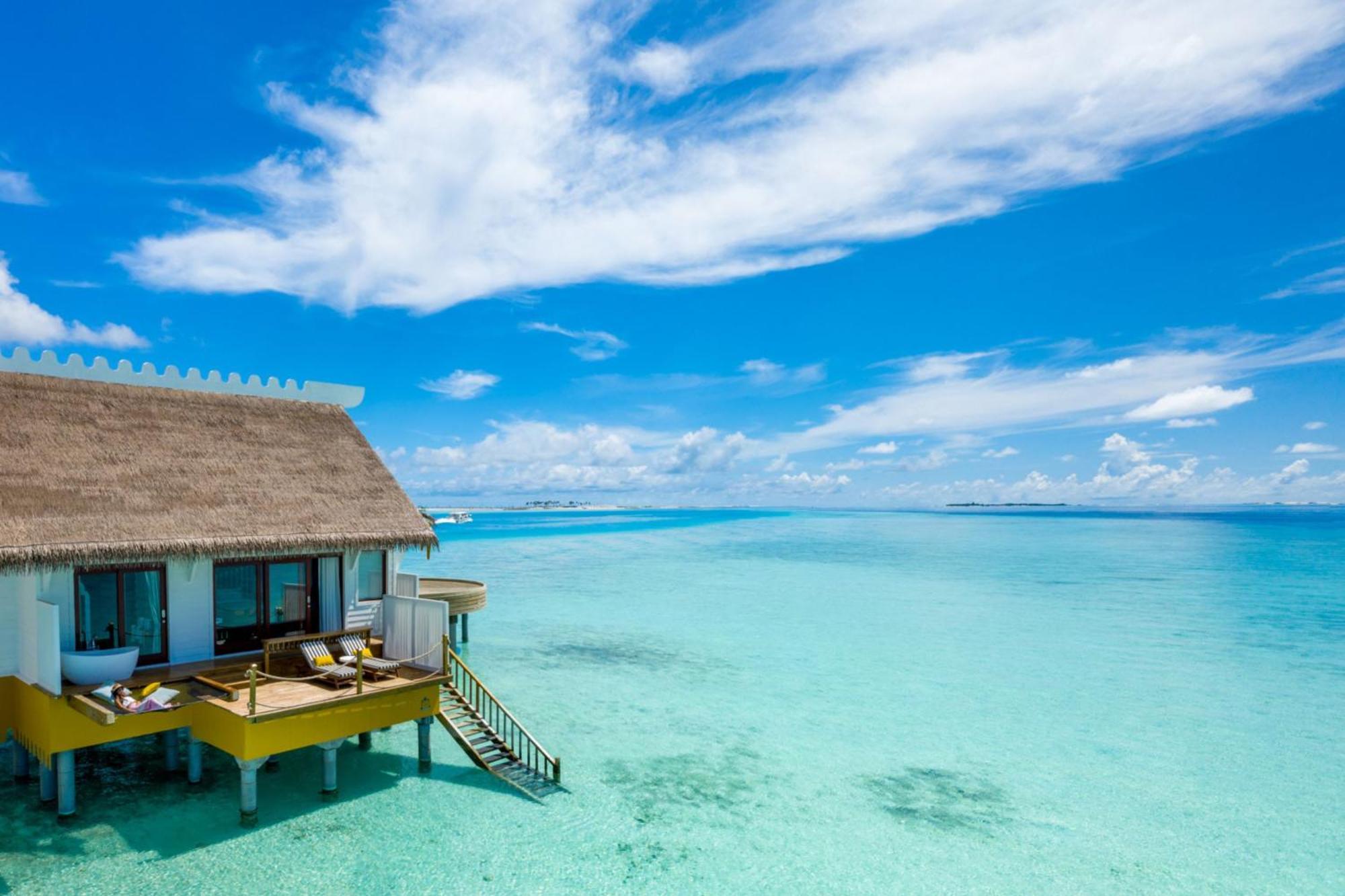 Saii Lagoon Maldives, Curio Collection By Hilton Emboodhoo Lagoon Exterior foto