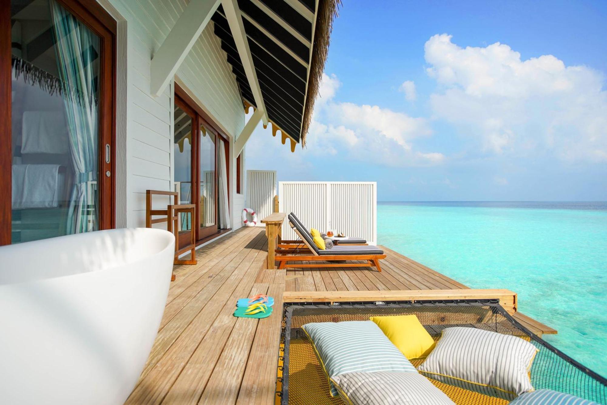 Saii Lagoon Maldives, Curio Collection By Hilton Emboodhoo Lagoon Exterior foto
